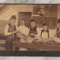 Lot 004 - Antique Boudoir-Sized Cabinet Card Photograph Of Medical Students With Dissection Table And Cadaver, Late 19th Century
