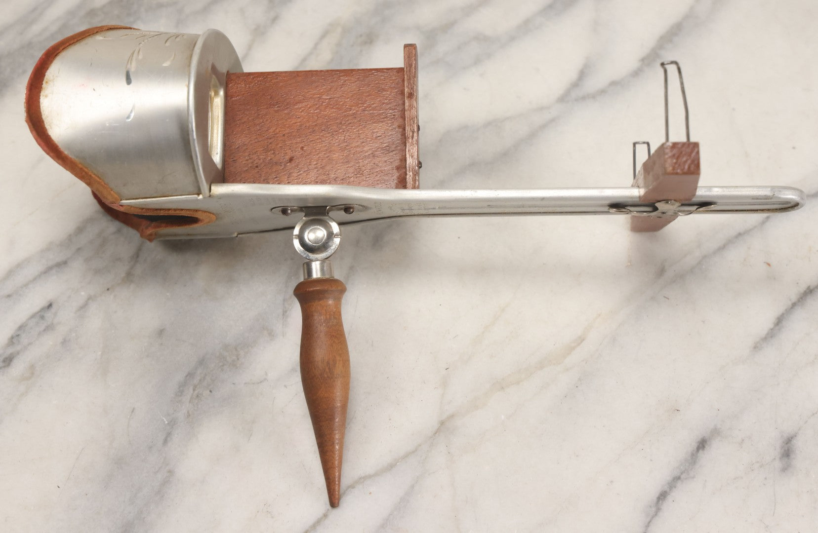 Lot 040 - Antique Stereoscopic Card Viewer "The Perfecscope" By H.C. White Co., North Bennington, Vermont, Circa 1902, With Exposition Universelle Internationale 1900 Logo