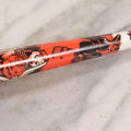 Lot 047 - Vintage Halloween Tin Lithograph Noisemaker With Scared Children, Witch, Black Cats, Owl, And Bat, U.S. Metal Toy Mfg. Co., 7-3/8" H
