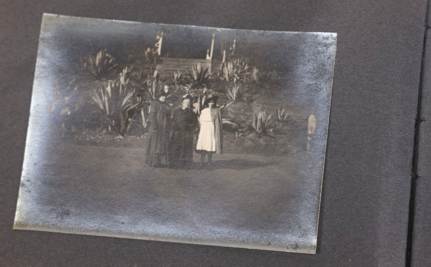 Lot 066 - Early 20th Century Snapshot Photo Album With 100+ Photographs, Camping, Travel, Dogs, Rural Life, And Outdoor Recreation, Circa 1910–1920