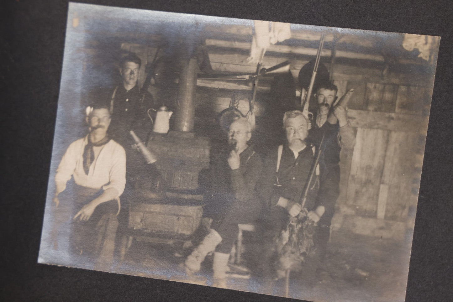 Lot 066 - Early 20th Century Snapshot Photo Album With 100+ Photographs, Camping, Travel, Dogs, Rural Life, And Outdoor Recreation, Circa 1910–1920