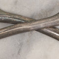 Lot 157 - Antique Silverplate Crossbones Fragment From Knights Templar Ceremonial Apron Or Regalia