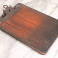 Lot 195 - Antique Wooden Clipboard With Early Metal Spring Clip, Industrial And Office Use, Early 20th Century