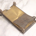 Lot 196 - Antique “Executives” 3-In-1 Desk Calendar Pad Holder With Ornate Brass And Metal Stand, Patented And Manufactured By B. E. Lawrence & Co., Chicago