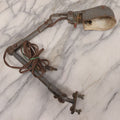 Lot 200 - Vintage Adjustable Bench Mount Industrial Work Lamp With Articulating Arm And Bolt On Base, Working Condition