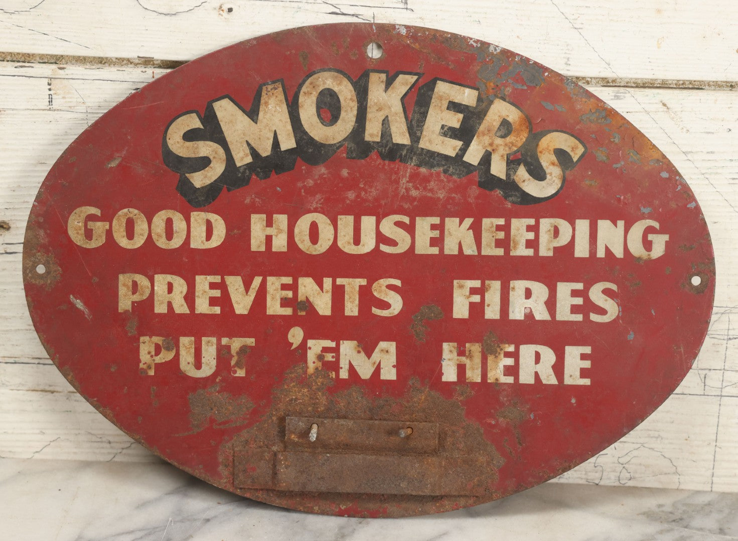 Lot 203 - Vintage “Smokers — Good Housekeeping Prevents Fires, Put 'Em ...
