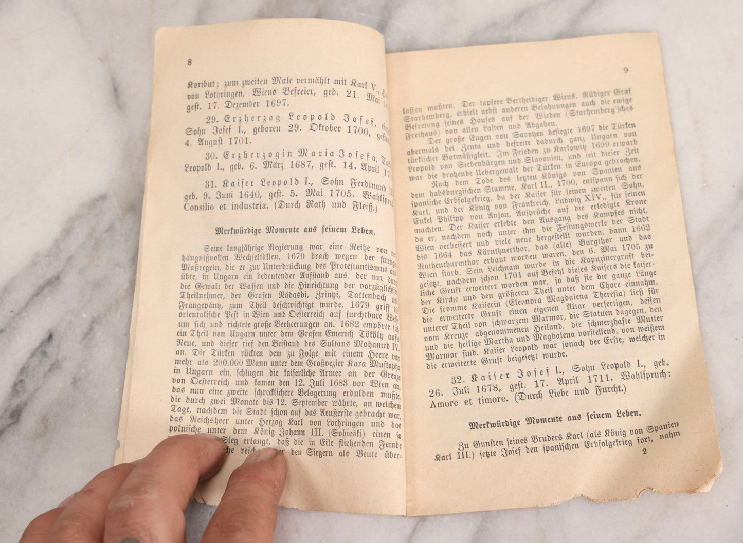 Lot 219 - Antique German Language Booklet “Die Kaisergruft Bei Den P.P. Kapuzinern In Wien” ("The Imperial Crypt At The Capuchin Monastery In Vienna") Historical Register Of Habsburg Burials, Illustrated, Printed By Rudolf Brzezowsky & Sons, 1912
