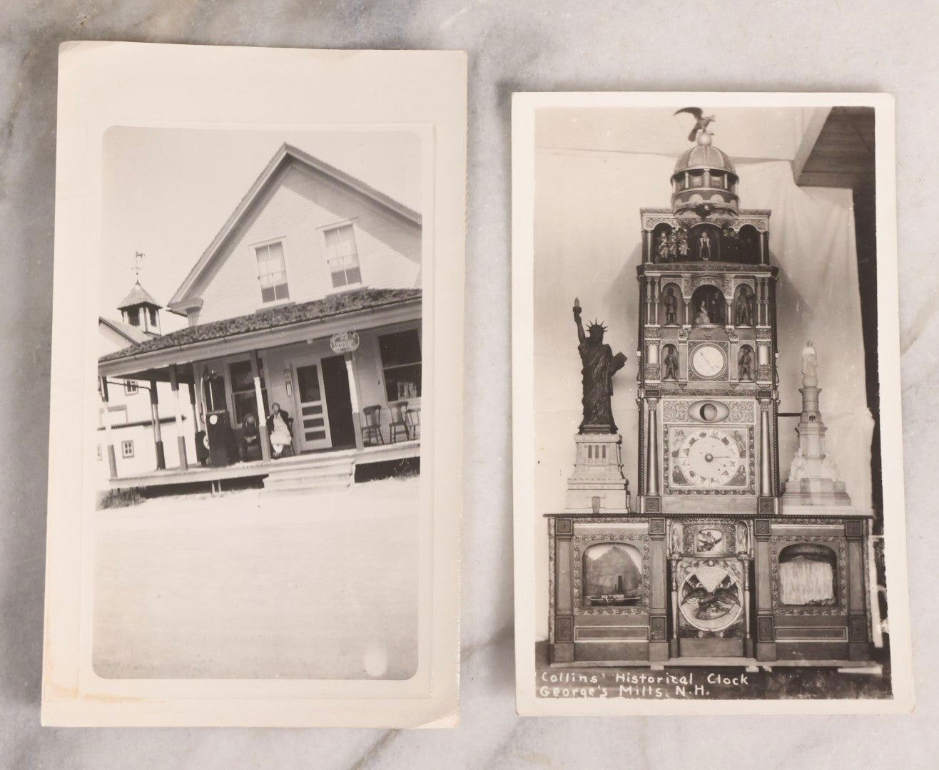 Lot 232 - Grouping Of 60 Antique Building And Architecture Real Photo Postcards R.P.P.C.., New England Focus, Early 20th Century