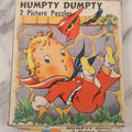 Lot 265 - Vintage "Humpty Dumpty 2 Picture Puzzles" Toy Puzzle Set By Saalfield Publishing Co., Akron, Ohio, No. 917, Copyright 1941, Made In U.S.A.., Handwritten Note On Verso "John Chick From Mrs. Mayo"