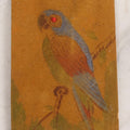 Lot 300 - Antique German Squeaker Postcard With Flocked Parrot And Glass Jewel Eye, Pittle Supply Co., New Bedford, Massachusetts, Circa 1907-1915