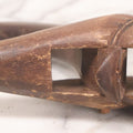 Lot 033 - Vintage Carved Folk Art Wooden Nutcracker Depicting A Human Head, 8" H