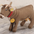 Lot 088 - Vintage Bessy Cow Plush Stuffed Animal Toy By Steiff, Made In Austria, 11" L
