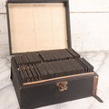 Lot 150 - Grouping Of 90 Vintage Magic Lantern Photo Slides, Primarily From Series "Impressions Of The Philippine Islands" 1936-1938, Photography By Joseph O. Ensrud, Color Process By Mrs. J.O. Ensrud, In Storage Box