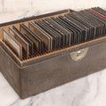 Lot 152 - Grouping Of 40 Vintage Black And White Magic Lantern Photo Slides Photographed By Arthur D. Francis, Circa 1930s Including Yellowstone, Niagara Falls, Travel Scenes, Beaches, Automobiles, In Storage Box