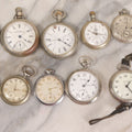 Lot 153 - Grouping Of 10 Antique And Vintage Pocket Watches For Parts Or Repair