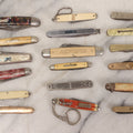 Lot 154 - Grouping Of 18 Vintage Pocket Knives Including American Bulb Co. Advertising Knife