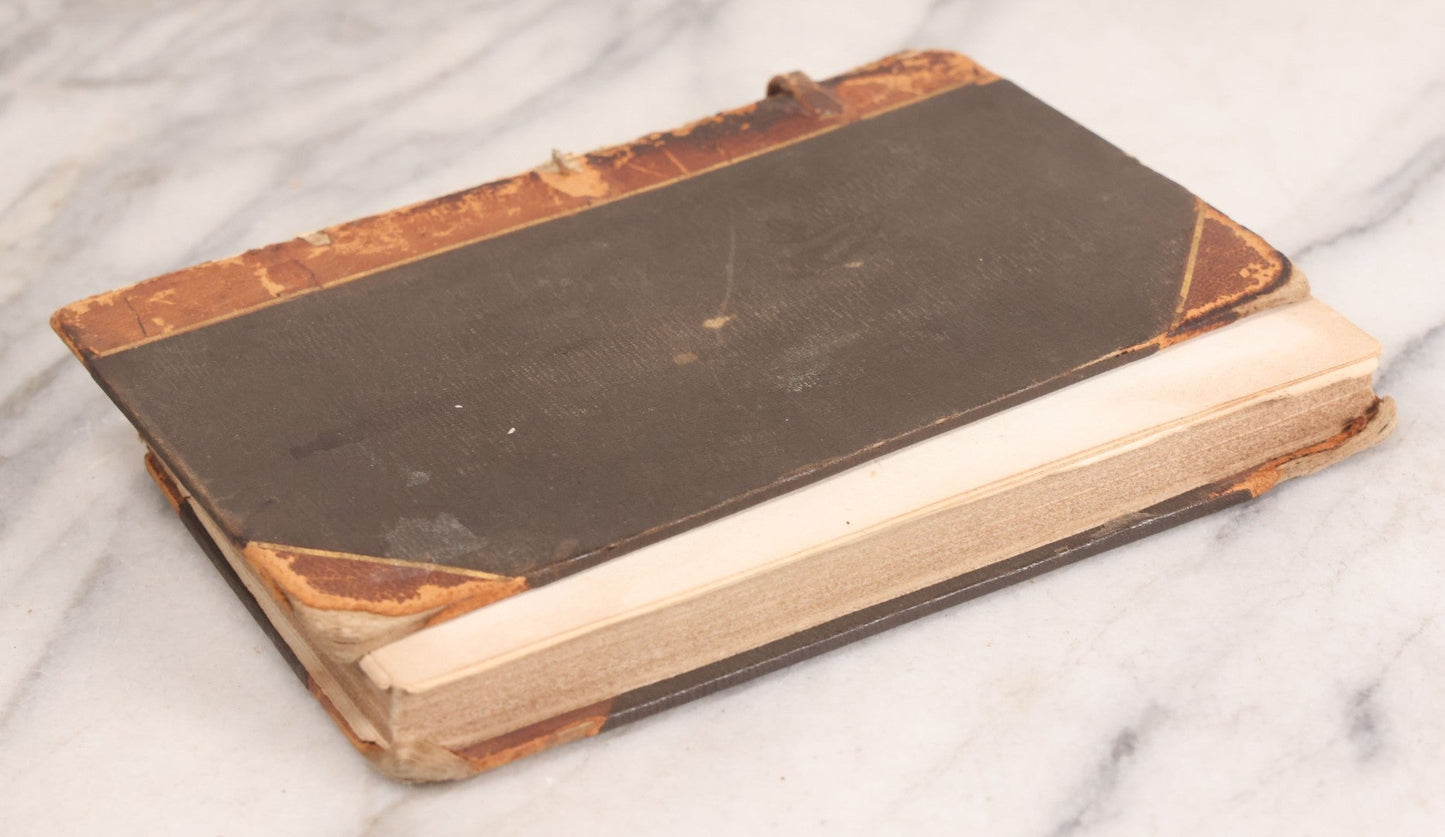 Lot 228 - "Flora's Interpreter: Or, The American Book Of Flowers And Sentiments" Antique Botanical And Sentiment Book By Mrs. Sarah Josepha Hale, Published By Marsh, Capen & Lyon, Boston, 1836, Note Cover Detached