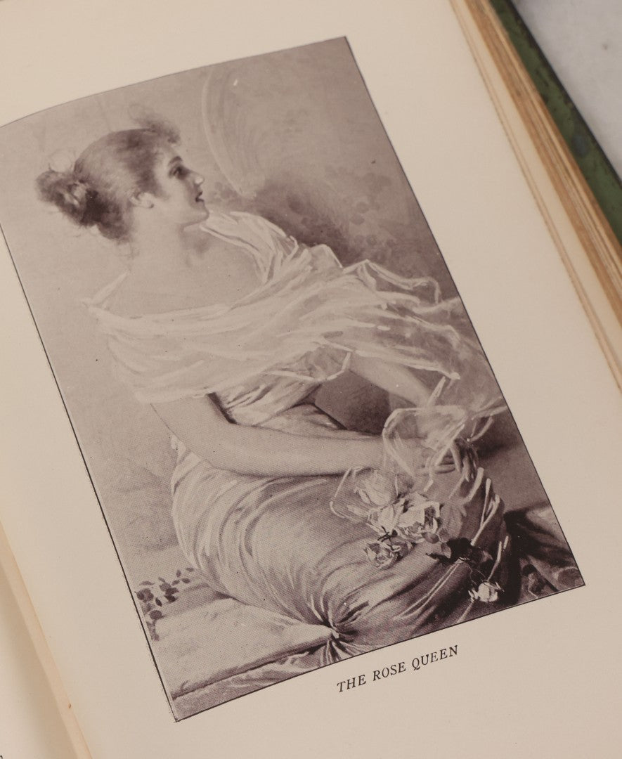 Lot 234 - "Immortal Treasures" Antique Illustrated Literature, Art, And Song Anthology Book With Engraved Plates, Published By J. H. Moore & Co., Chicago, Illinois, & Philadelphia, Pennsylvania, 1885, Note Covers Detached