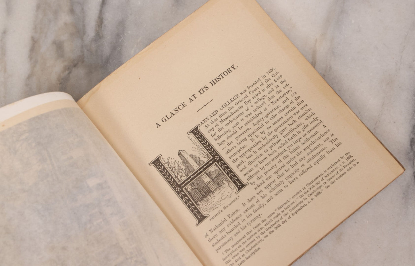 Lot 238 - "Harvard And Its Surroundings" Antique Illustrated Harvard College, Cambridge, Massachusetts Book By Moses King, Copiously Illustrated With Albertypes And Engravings, 1882
