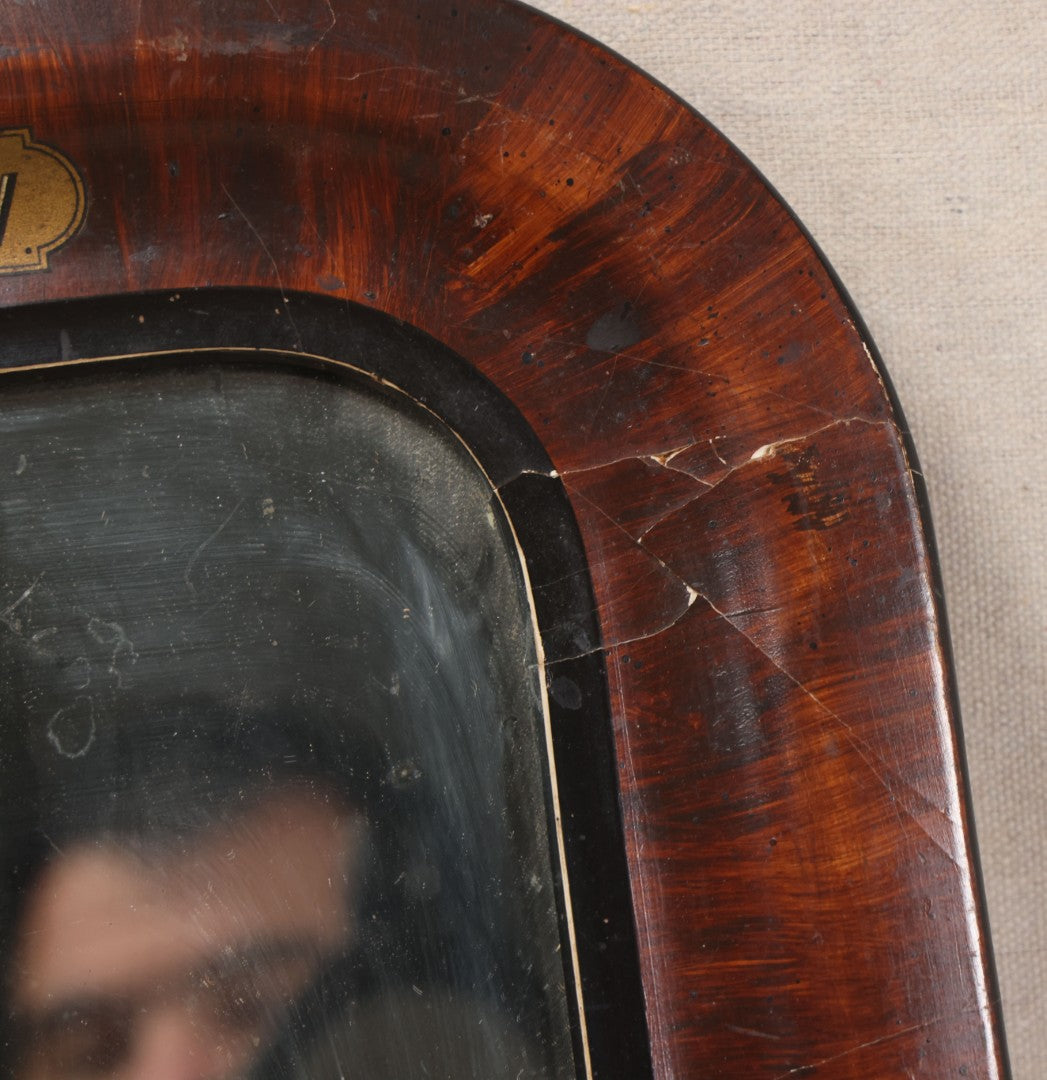 Lot 024 - Vintage Buster Brown Shoes Store Display Advertising Mirror With Buster Brown And Tige Logo, Brown Shoe Company