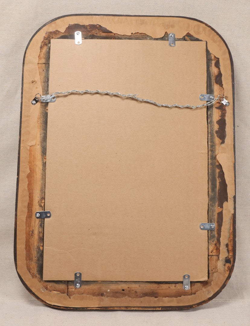 Lot 024 - Vintage Buster Brown Shoes Store Display Advertising Mirror With Buster Brown And Tige Logo, Brown Shoe Company