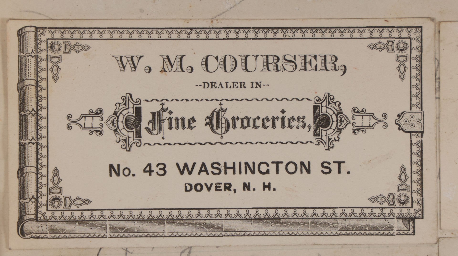 Lot 027 - Antique Victorian Scrapbook Of Approximately 200 Calling Cards And Business Cards Including Hand-Colored And Hand-Signed Examples, Photography, Railroad, And Other Trades