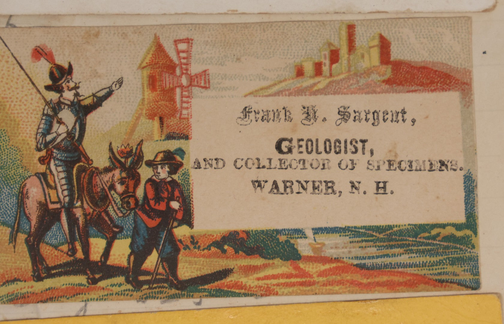 Lot 027 - Antique Victorian Scrapbook Of Approximately 200 Calling Cards And Business Cards Including Hand-Colored And Hand-Signed Examples, Photography, Railroad, And Other Trades