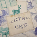 Lot 029 - Grouping Of 14 Vintage Pen And Ink Hand-Drawn Paper Illustrations Of Montana Game Animals By Fern C. Vinton (American, 1911-1993), Including Bison, Mountain Lion, Elk, Moose, And Pronghorn, 1960s