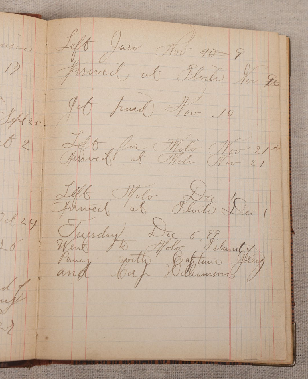 Lot 031 - Antique Philippine-American War Soldier's Log Book And Journal, 26th Infantry U.S.V., Enlisted Lawrence, Massachusetts, 1899-1900, With Battle Of Balantang Account