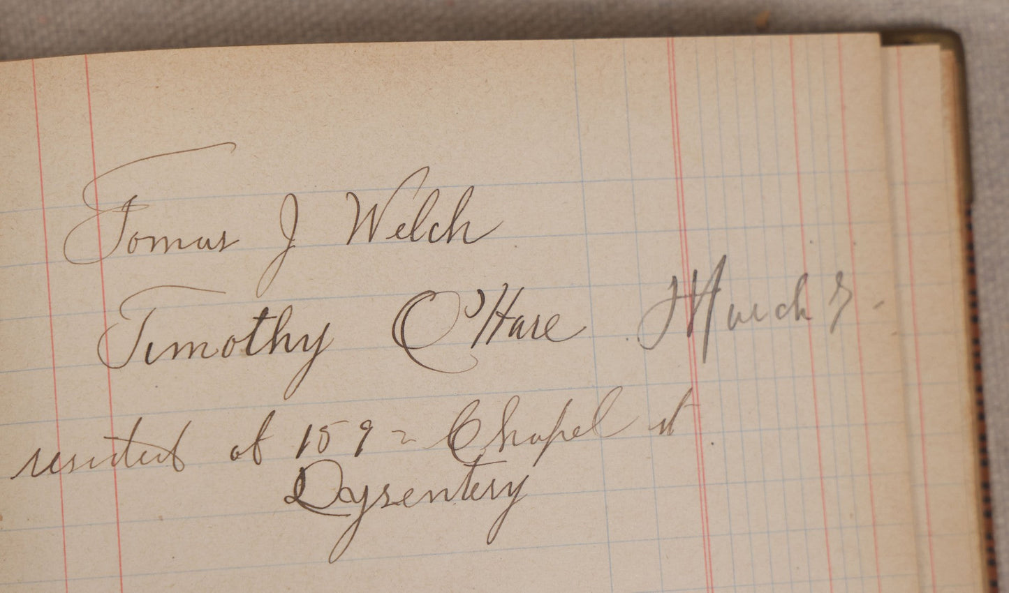 Lot 031 - Antique Philippine-American War Soldier's Log Book And Journal, 26th Infantry U.S.V., Enlisted Lawrence, Massachusetts, 1899-1900, With Battle Of Balantang Account