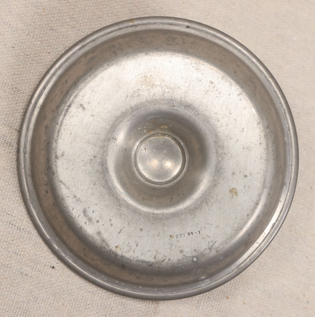Lot 040 - Vintage Pewter Figural Fox Head Dish By International Pewter, No. 27794-1