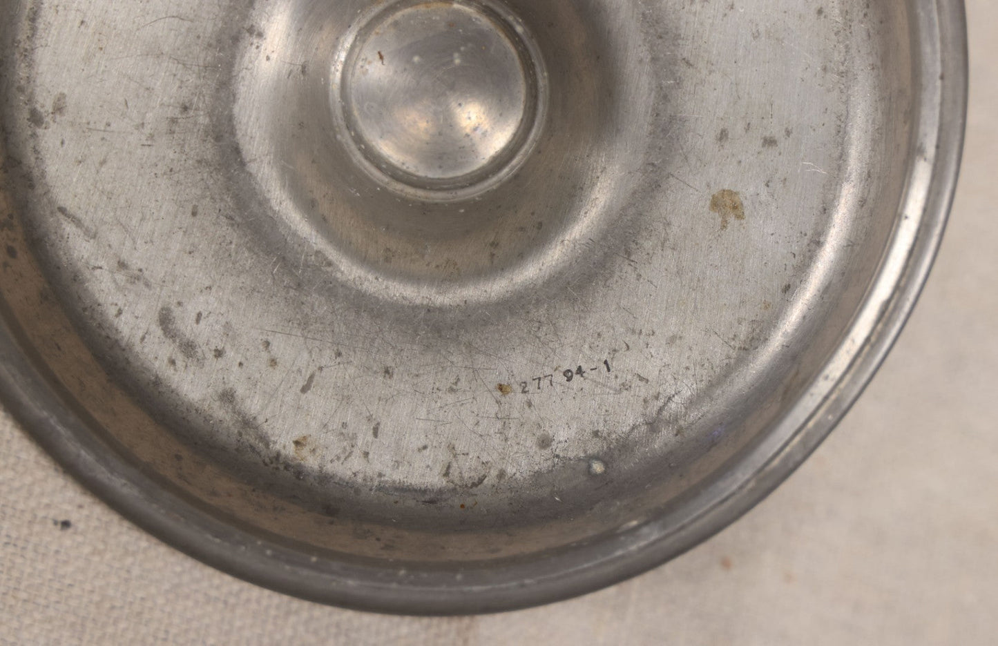 Lot 040 - Vintage Pewter Figural Fox Head Dish By International Pewter, No. 27794-1