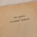 Lot 053 - Vintage "The Sinking Of The Steamship 'Mohawk'" Booklet, Personal Account By Karl S. Osterhout, Williams College 1935, Mohawk Disaster, January 24, 1935