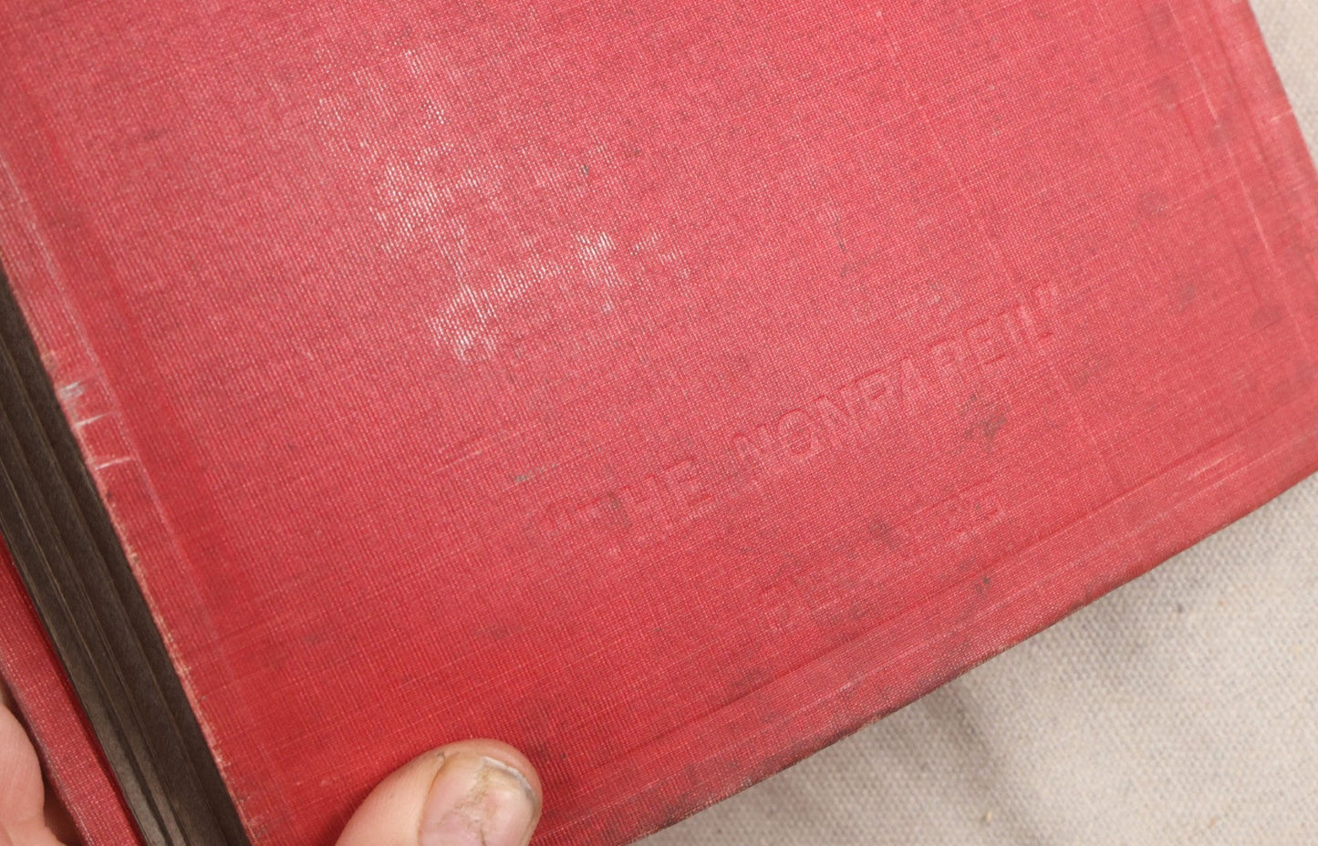 Lot 054 - Antique Postcard Album With Red Cover Containing Approximately 150 Antique And Vintage Postcards, New England, Holidays Including Christmas And Easter, Domestic, And International Subjects