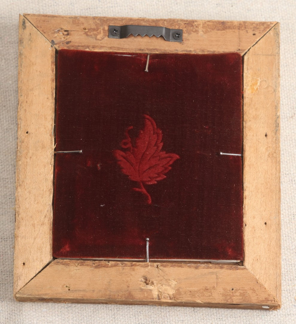 Lot 066 - Antique 1/4th Plate Daguerreotype Photograph, Portrait Of A Young Man In Suit And Cravat, In Frame
