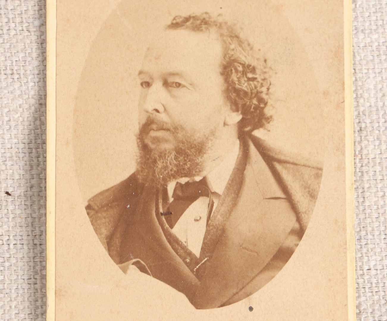 Lot 086 - Antique Carte De Visite C.D.V.. Photograph Of Bayard Taylor, American Author, Poet, Translator, And Diplomat