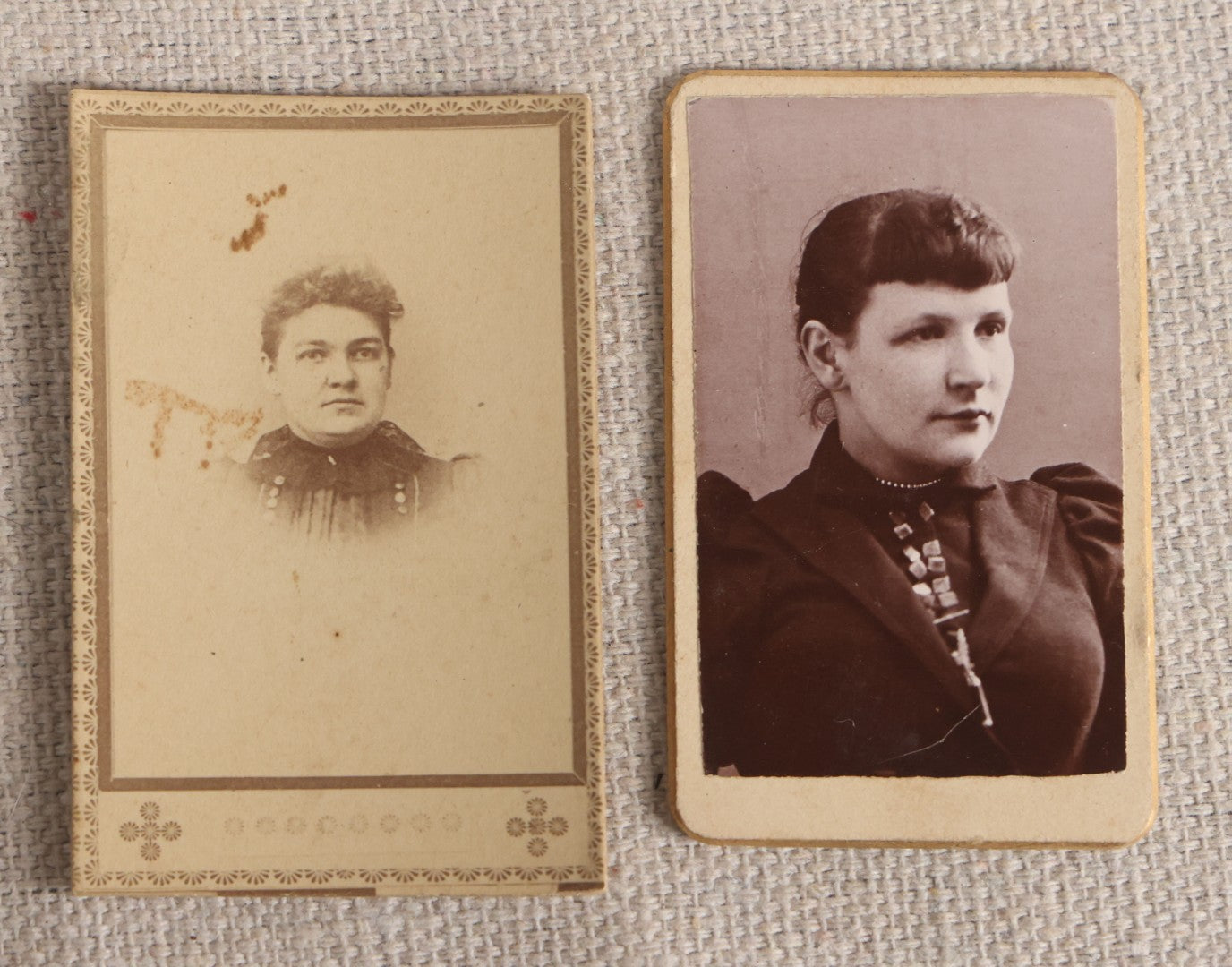 Lot 091 - Grouping Of 17 Antique Carte De Visite C.D.V.. Photographs Including Rt. Rev. P. T. O'Reilly, "Modesty Veiled" By Lombardi, Clergy, And Folk Dress