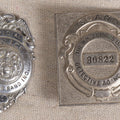 Lot 093 - Pair Of Vintage Security Badges, Remington Rand Inc. Special Police And Wm. J. Burns Int'L Detective Agency Guard No. 30822