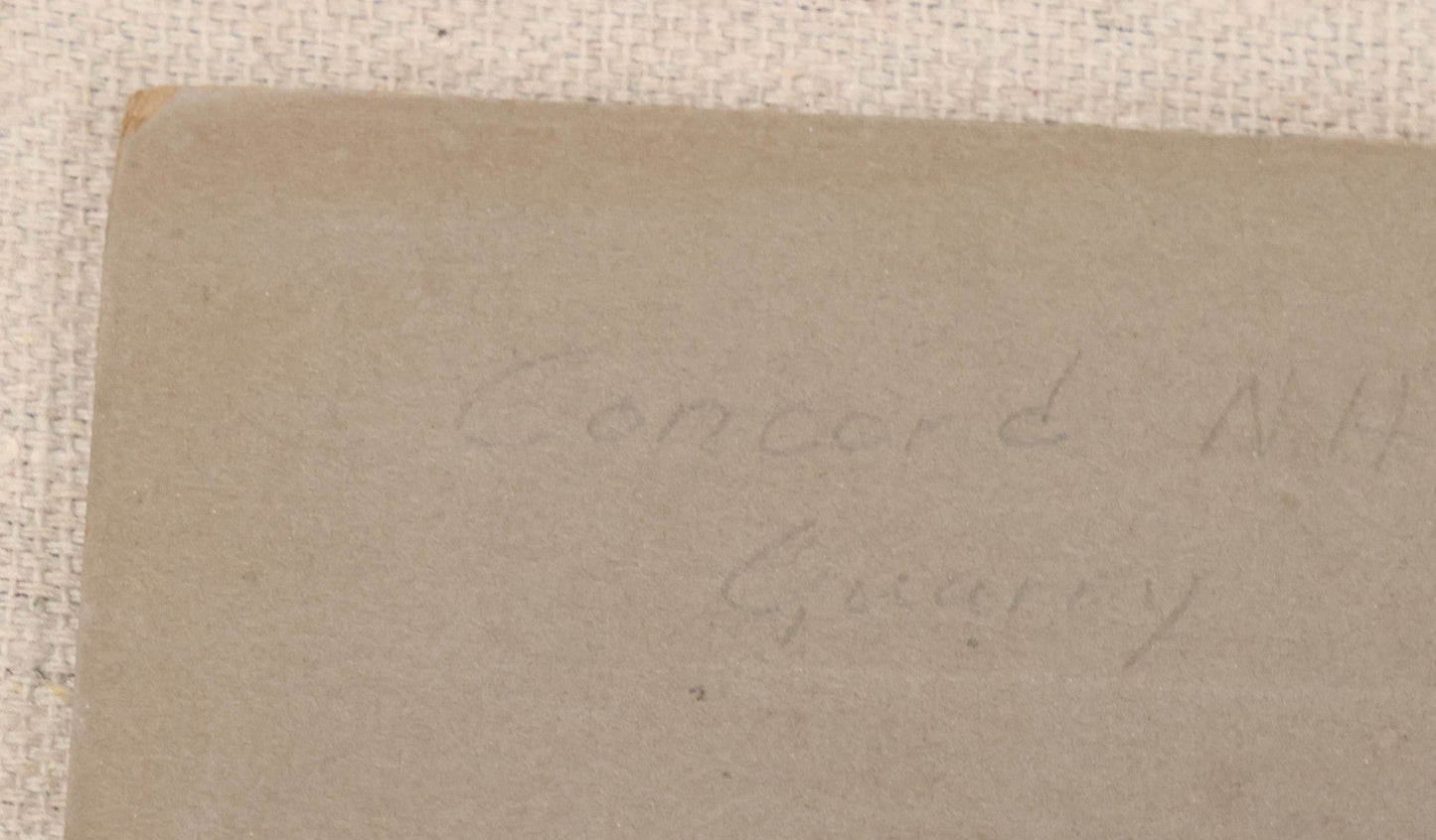Lot 098 - Antique Board-Mounted Occupational Photograph Of Five Quarry Workers In Aprons, Inscribed Concord, New Hampshire Quarry