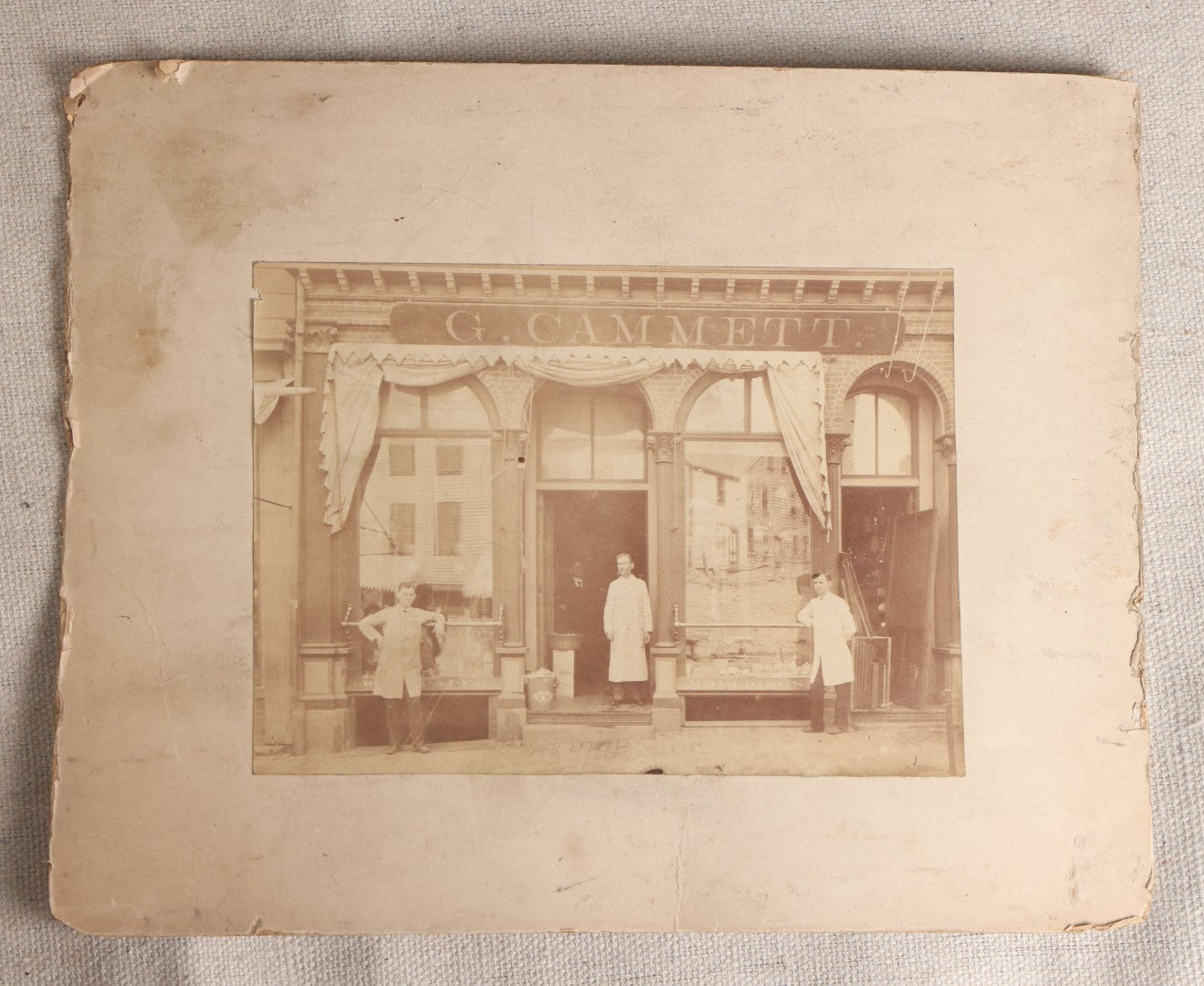 Lot 102 - Grouping Of Eight Antique And Vintage Occupational Photographs Including Five From The Clay-Worker Of Indianapolis, Indiana, Town Talk Bread Bakery, And G. Cammett Storefront