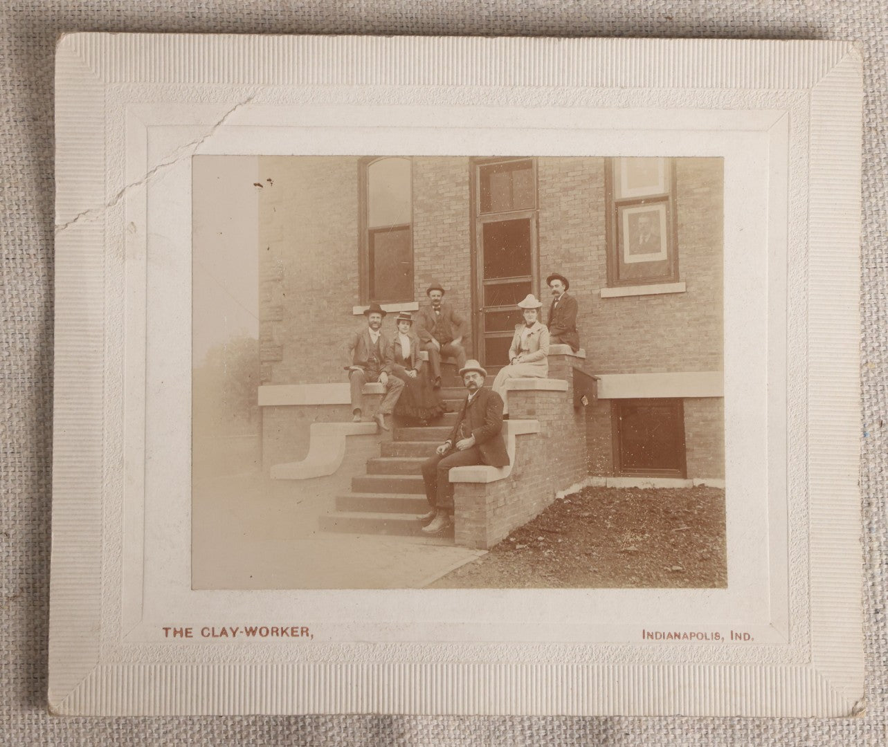 Lot 102 - Grouping Of Eight Antique And Vintage Occupational Photographs Including Five From The Clay-Worker Of Indianapolis, Indiana, Town Talk Bread Bakery, And G. Cammett Storefront