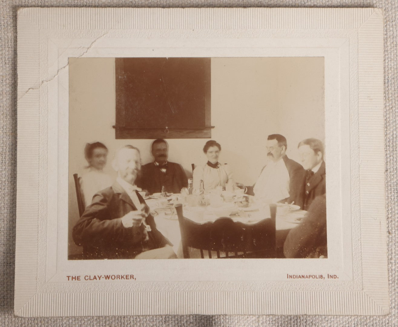 Lot 102 - Grouping Of Eight Antique And Vintage Occupational Photographs Including Five From The Clay-Worker Of Indianapolis, Indiana, Town Talk Bread Bakery, And G. Cammett Storefront
