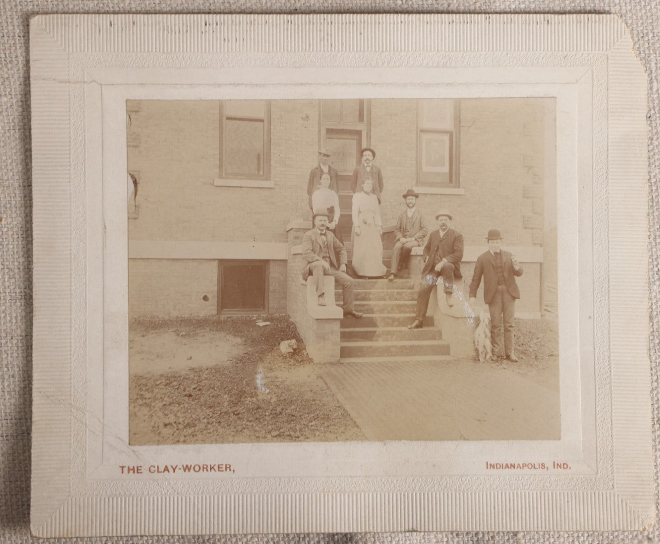 Lot 102 - Grouping Of Eight Antique And Vintage Occupational Photographs Including Five From The Clay-Worker Of Indianapolis, Indiana, Town Talk Bread Bakery, And G. Cammett Storefront