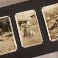 Lot 108 - Antique Snapshot Photo Album Containing 75+ Snapshot Photographs, West Point Military Academy Student And Family, Boxing, Marine Baseball Team, Guard Mount, Thayer Hall, Circa 1924
