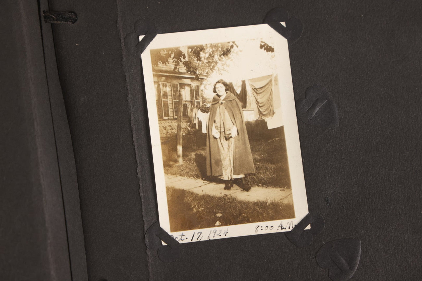 Lot 108 - Antique Snapshot Photo Album Containing 75+ Snapshot Photographs, West Point Military Academy Student And Family, Boxing, Marine Baseball Team, Guard Mount, Thayer Hall, Circa 1924