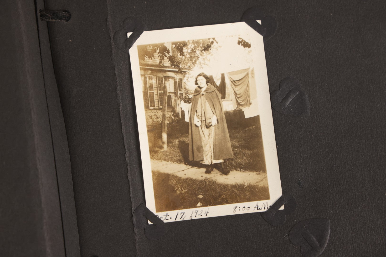 Lot 108 - Antique Snapshot Photo Album Containing 75+ Snapshot Photographs, West Point Military Academy Student And Family, Boxing, Marine Baseball Team, Guard Mount, Thayer Hall, Circa 1924