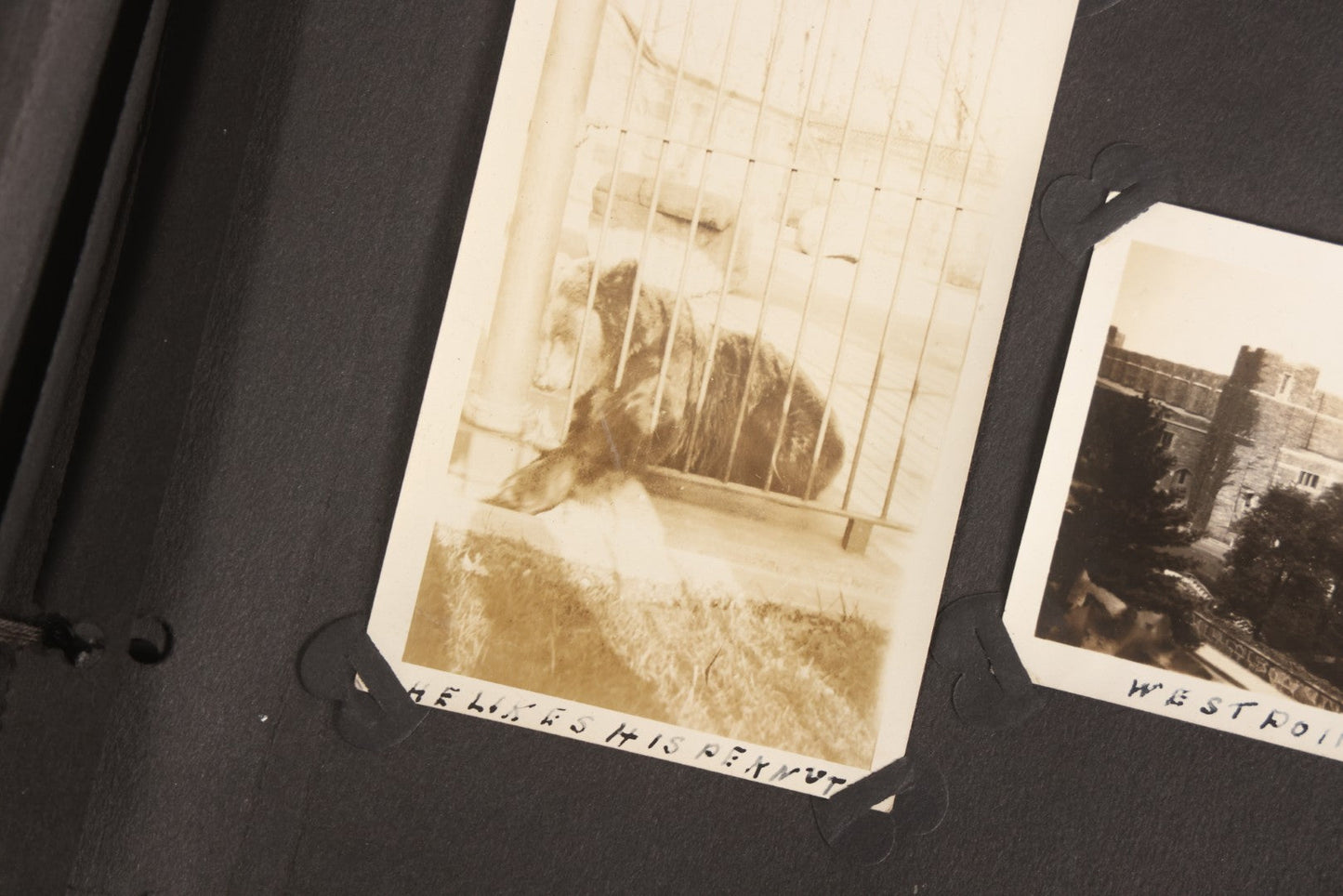 Lot 108 - Antique Snapshot Photo Album Containing 75+ Snapshot Photographs, West Point Military Academy Student And Family, Boxing, Marine Baseball Team, Guard Mount, Thayer Hall, Circa 1924