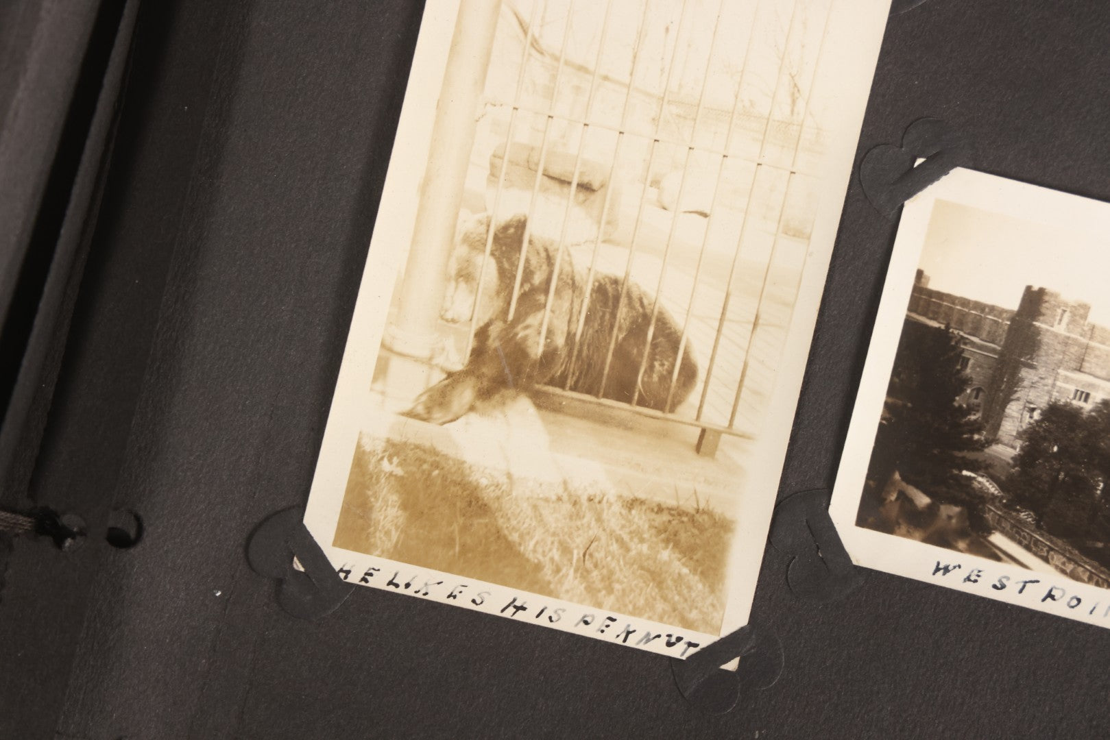Lot 108 - Antique Snapshot Photo Album Containing 75+ Snapshot Photographs, West Point Military Academy Student And Family, Boxing, Marine Baseball Team, Guard Mount, Thayer Hall, Circa 1924