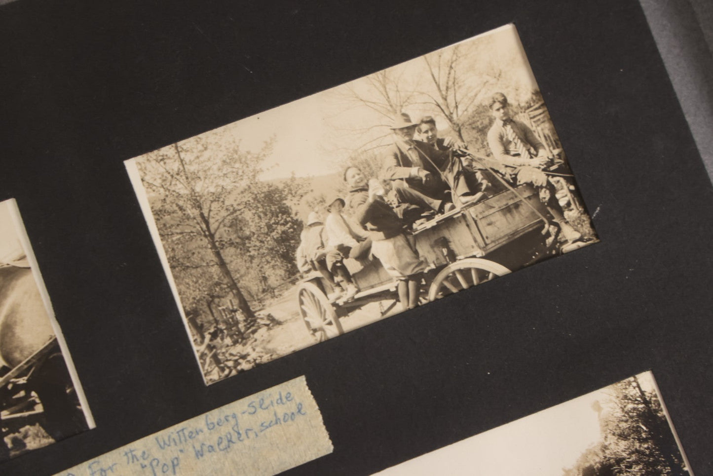 Lot 112 - Grouping Of 45+ Antique Snapshot Photographs On Loose Album Pages, Circa 1915, Dr. Brown's Adirondack Camp At Lake George, Sag Harbor, Quogue Pond, And Marlboro, New York