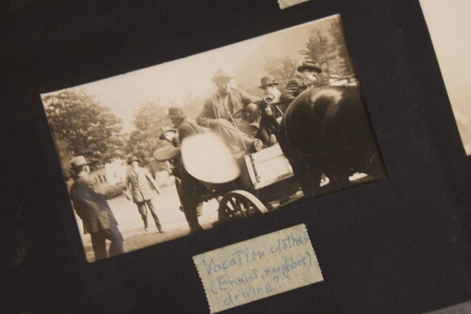 Lot 112 - Grouping Of 45+ Antique Snapshot Photographs On Loose Album Pages, Circa 1915, Dr. Brown's Adirondack Camp At Lake George, Sag Harbor, Quogue Pond, And Marlboro, New York
